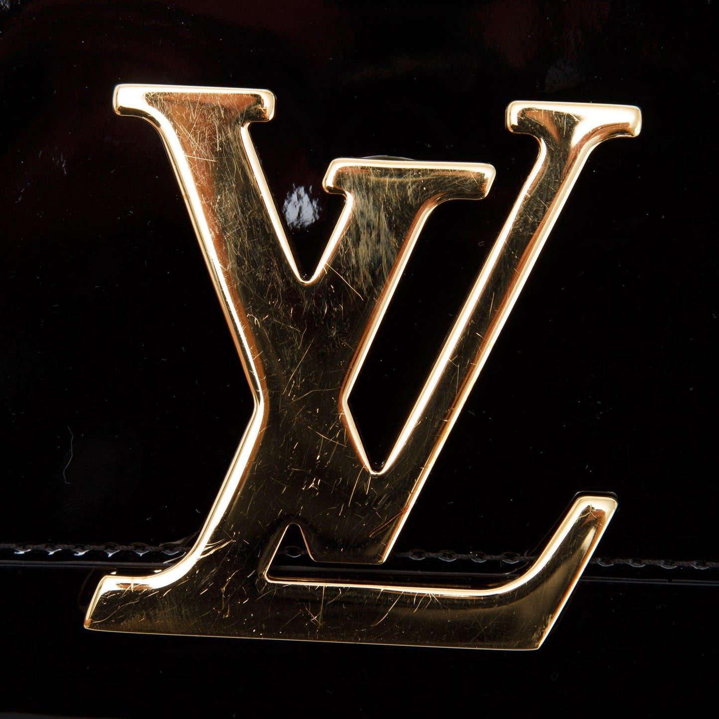 Louis Vuitton Vernis Leather Louise Clutch