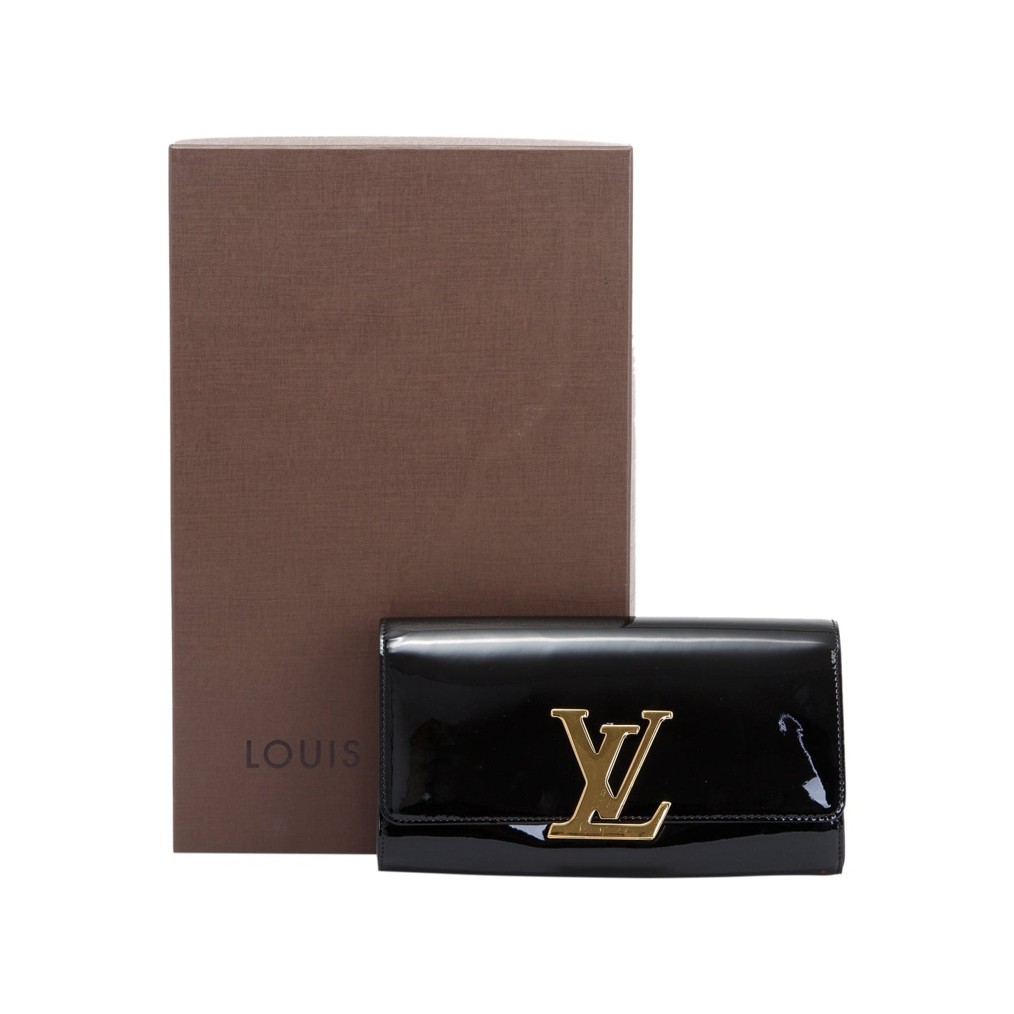 Louis Vuitton Vernis Leather Louise Clutch