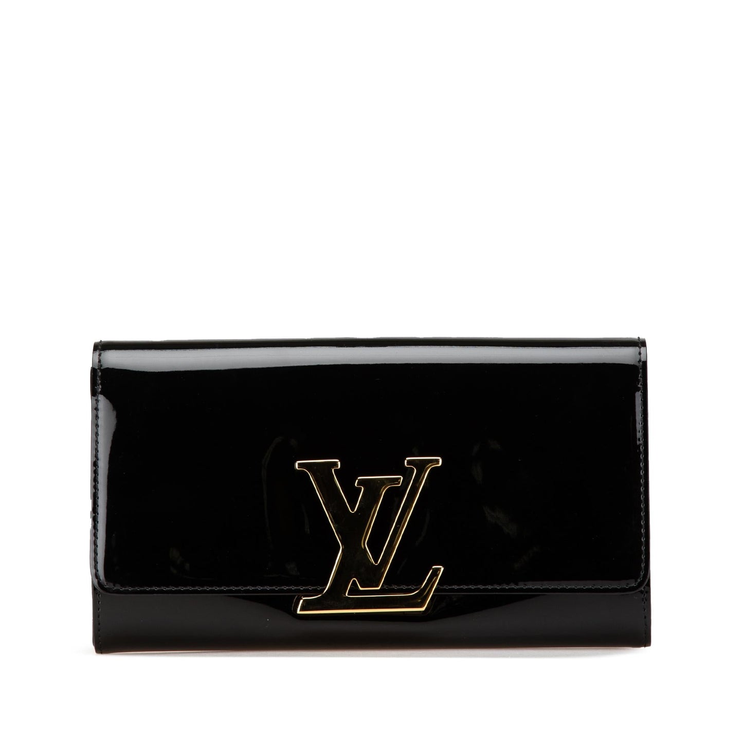 Louis Vuitton Vernis Louise East West Clutch (SHG-HaRu4Q)