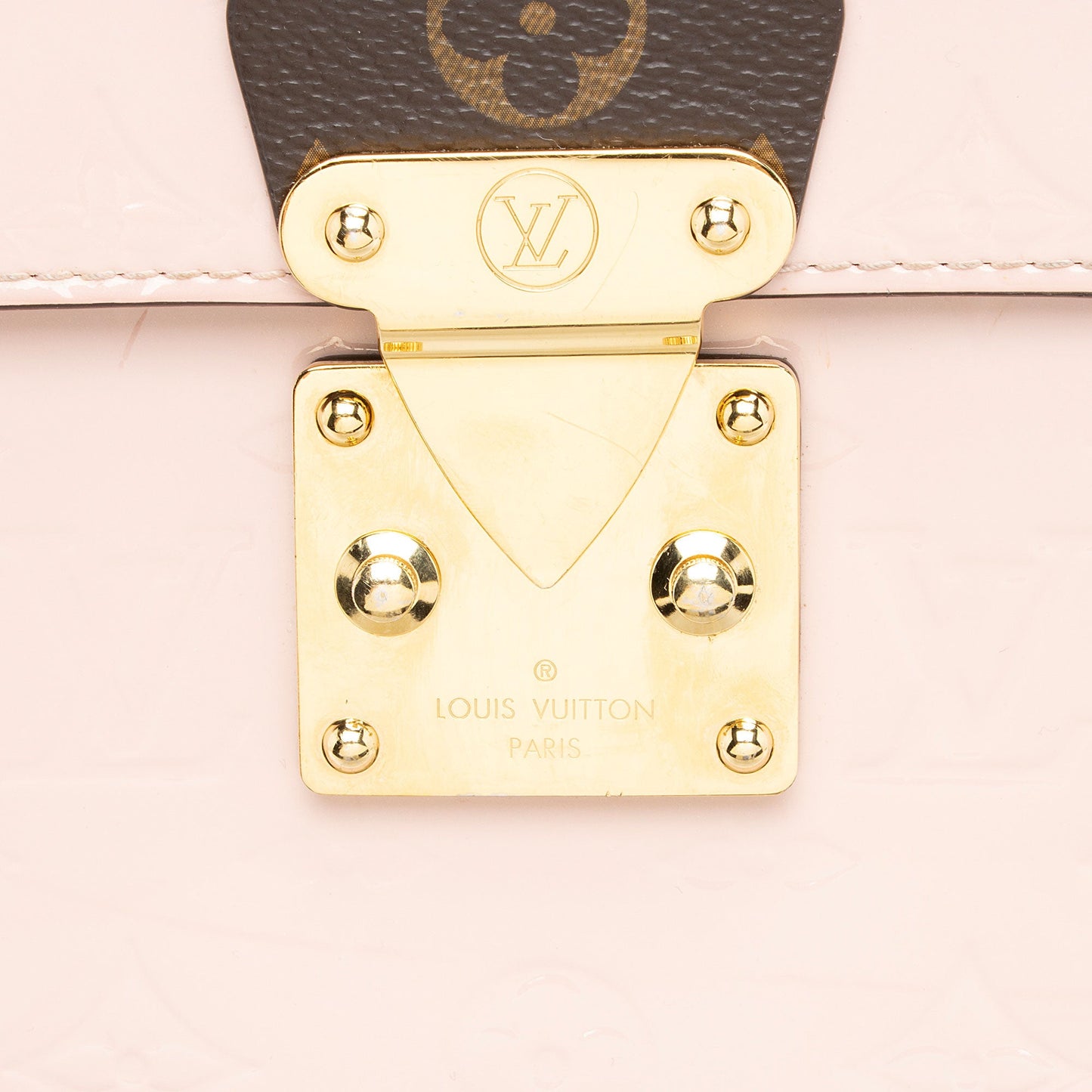 Louis Vuitton Vernis Spring Street Bitume Satchel (SHF-wQ1soT)