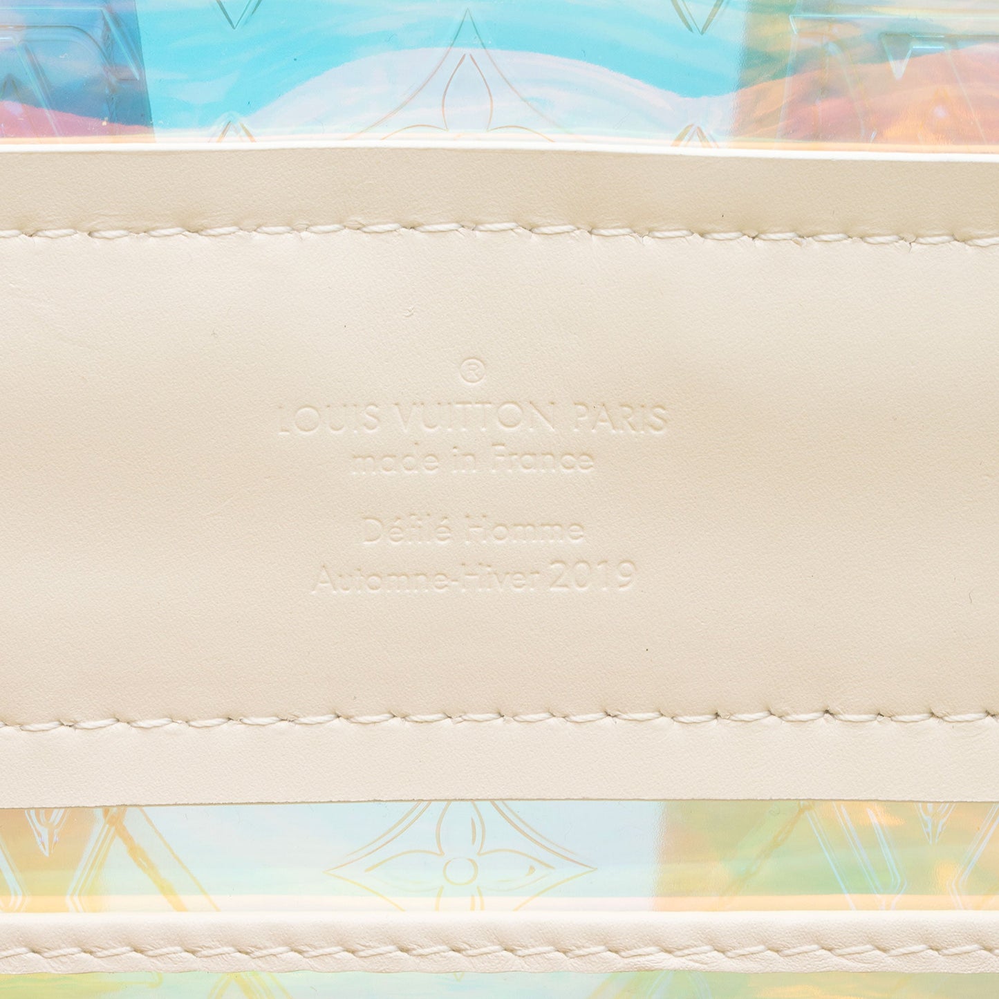 Louis Vuitton x Virgil Abloh Prism Iridescent Monogram Christopher GM Backpack