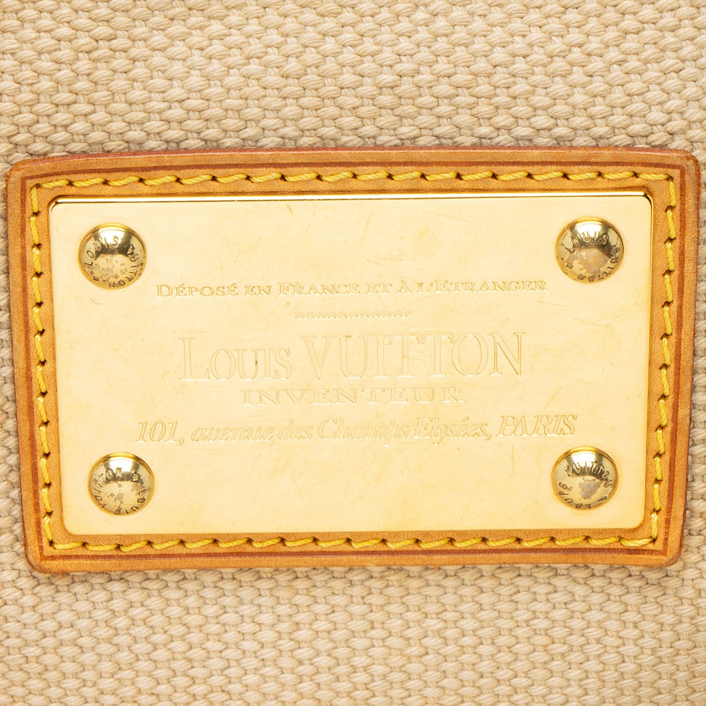 Louis Vuitton Vintage Canvas Antigua Cabas MM Tote