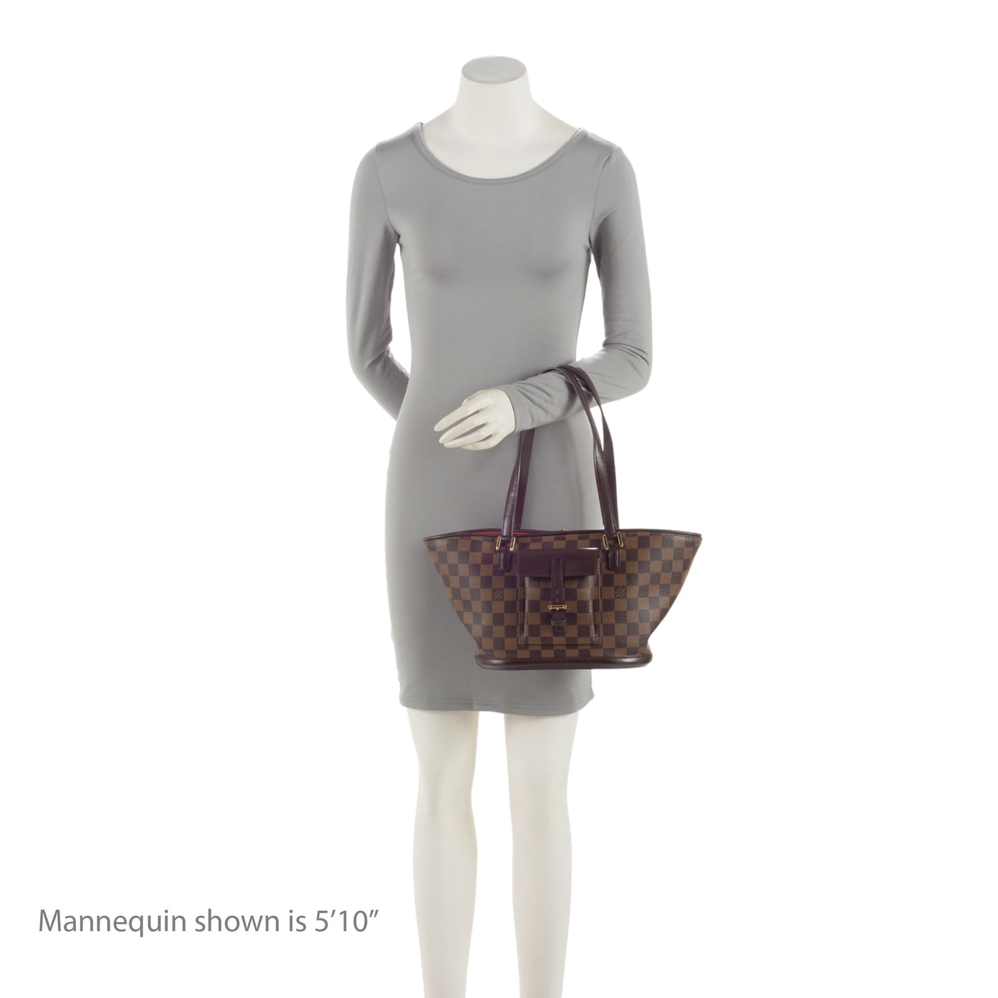 Louis Vuitton Vintage Damier Ebene Manosque PM Tote