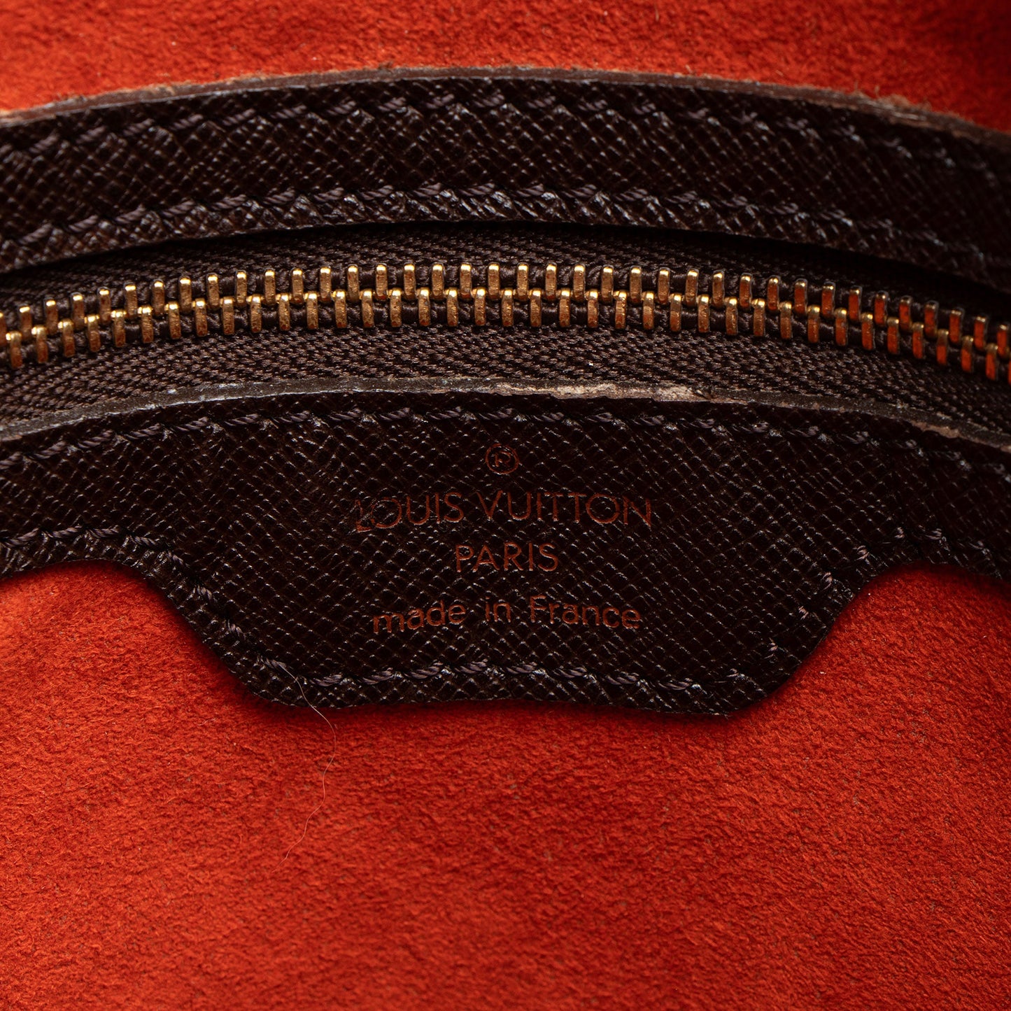 Louis Vuitton Vintage Damier Ebene Marais Bucket Tote