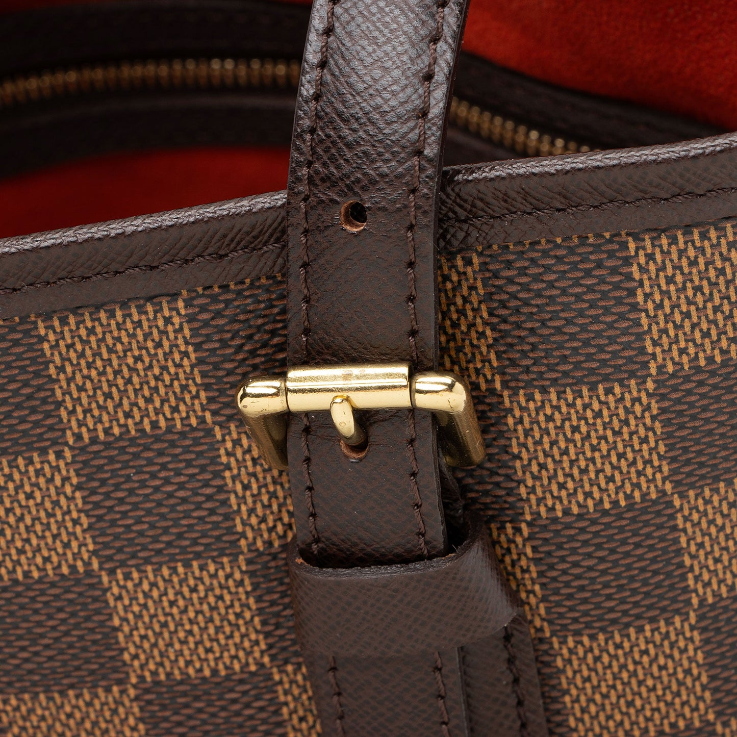 Louis Vuitton Vintage Damier Ebene Marais Bucket Tote