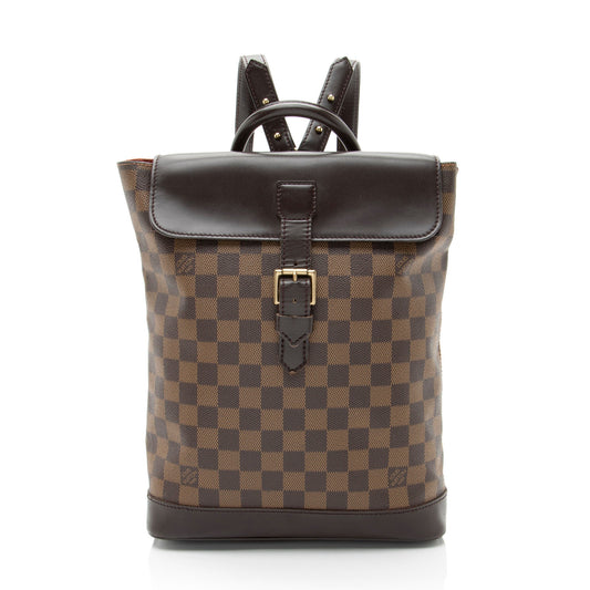 Louis Vuitton Vintage Damier Ebene Soho Backpack