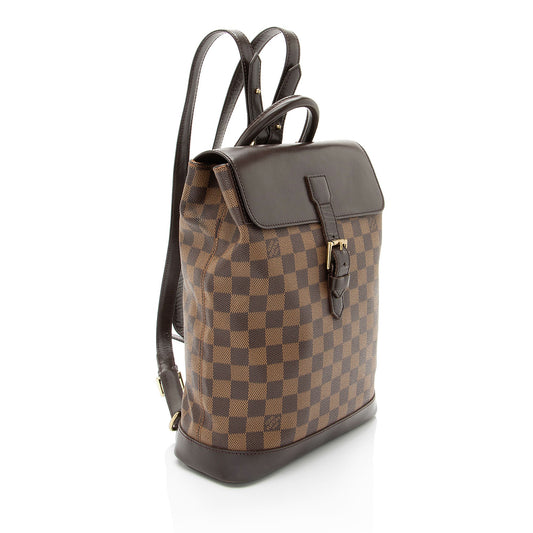 Louis Vuitton Vintage Damier Ebene Soho Backpack