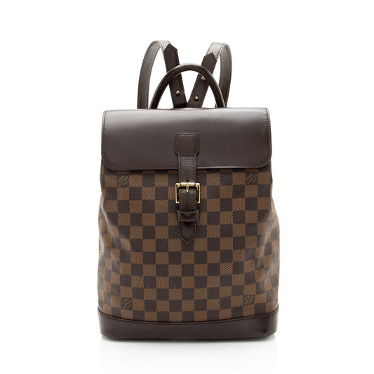 Louis Vuitton Vintage Damier Ebene Soho Backpack
