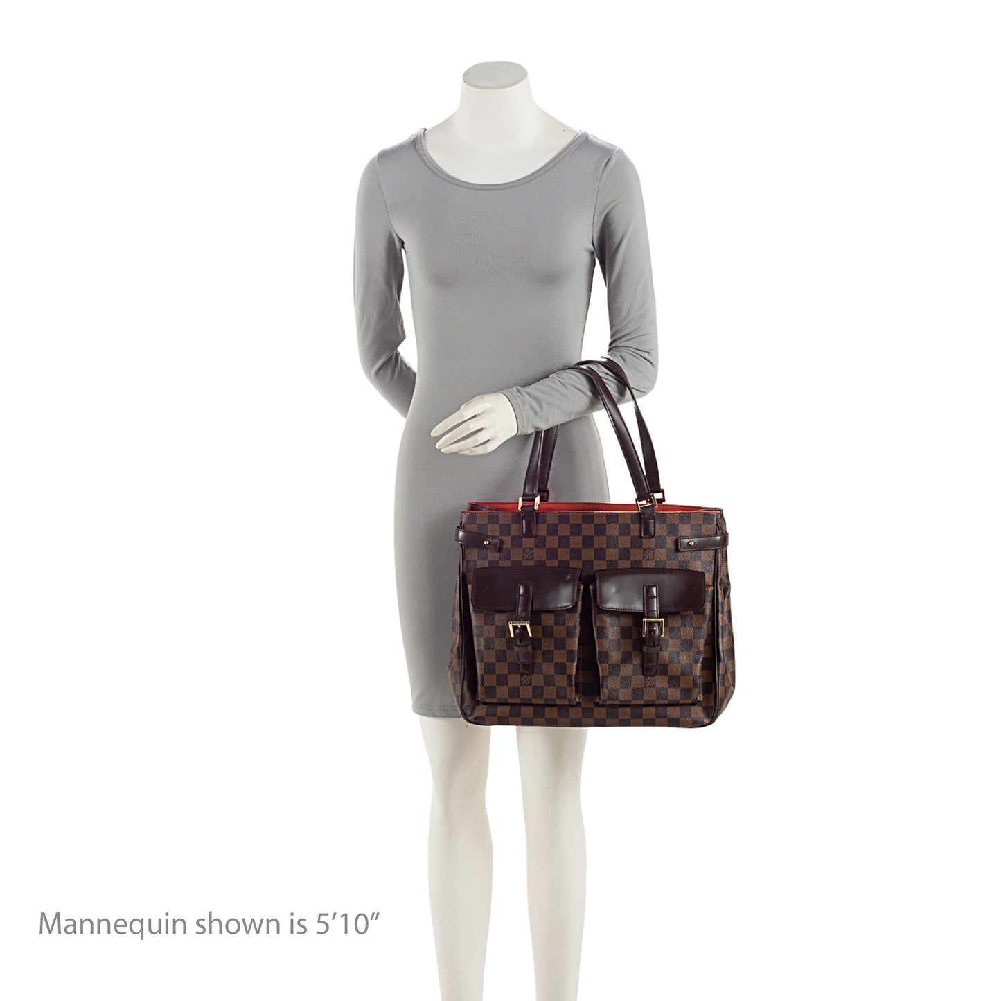 Louis Vuitton Vintage Damier Ebene Uzes Tote (SHF-WPetEb)