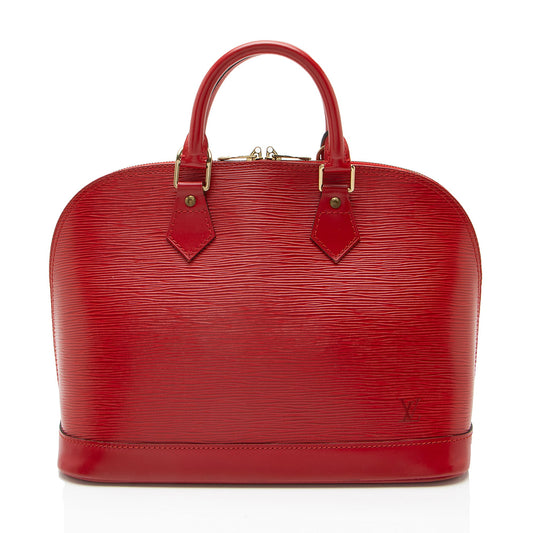 Louis Vuitton Vintage Epi Leather Alma PM Satchel