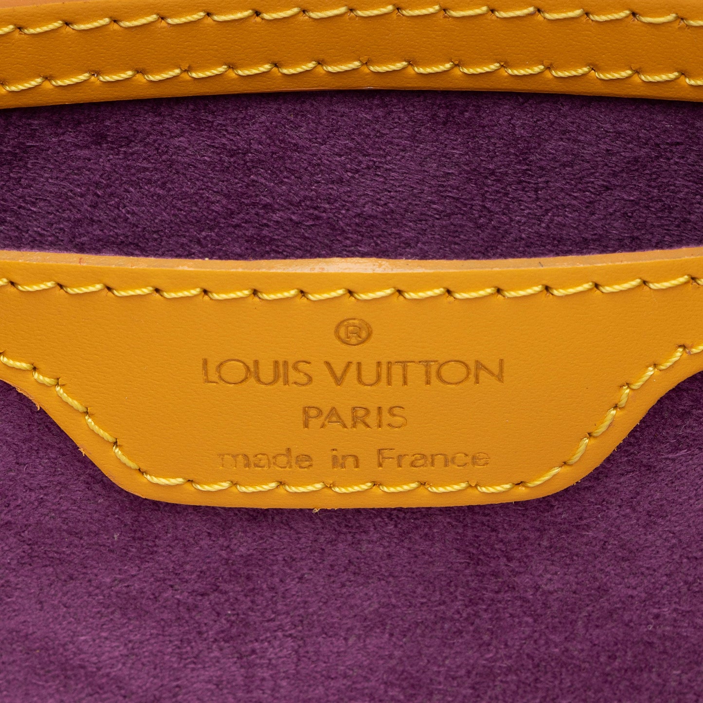 Louis Vuitton Vintage Epi Leather Soufflot Satchel