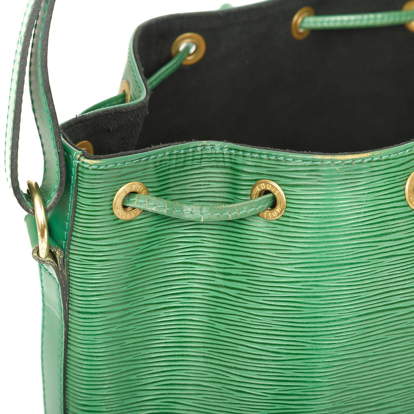 Louis Vuitton Vintage Green Epi Petit Noe Bag