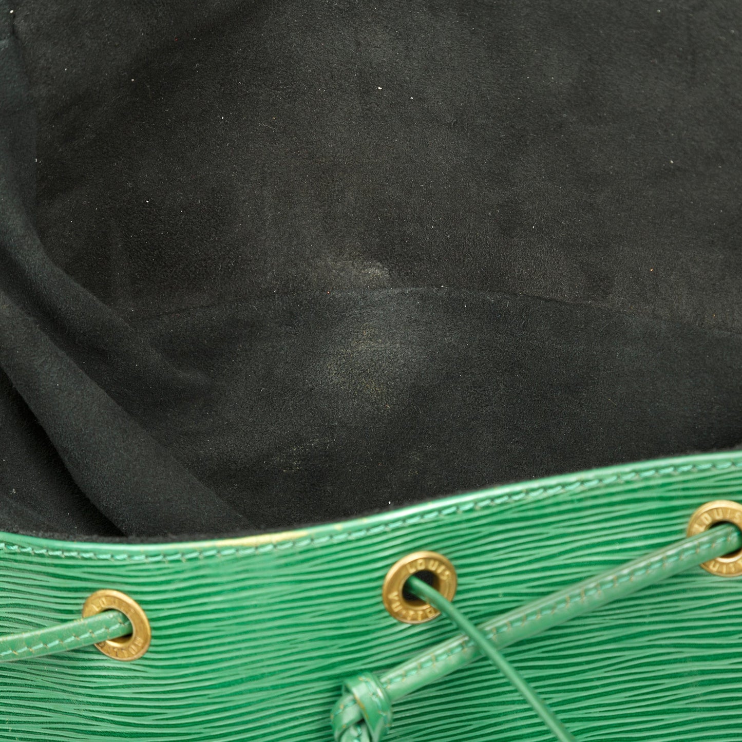 Louis Vuitton Vintage Green Epi Petit Noe Bag