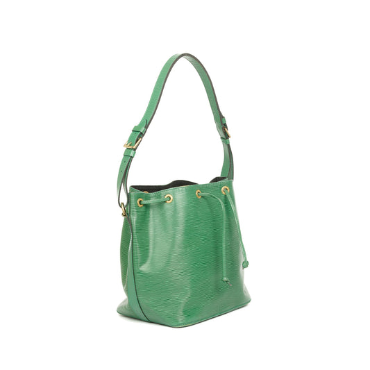 Louis Vuitton Vintage Green Epi Petit Noe Bag