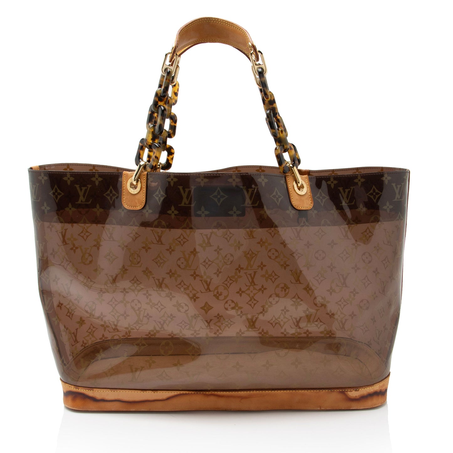 Louis Vuitton Vintage Limited Edition Monogram Vinyl Ambre Cruise Tote