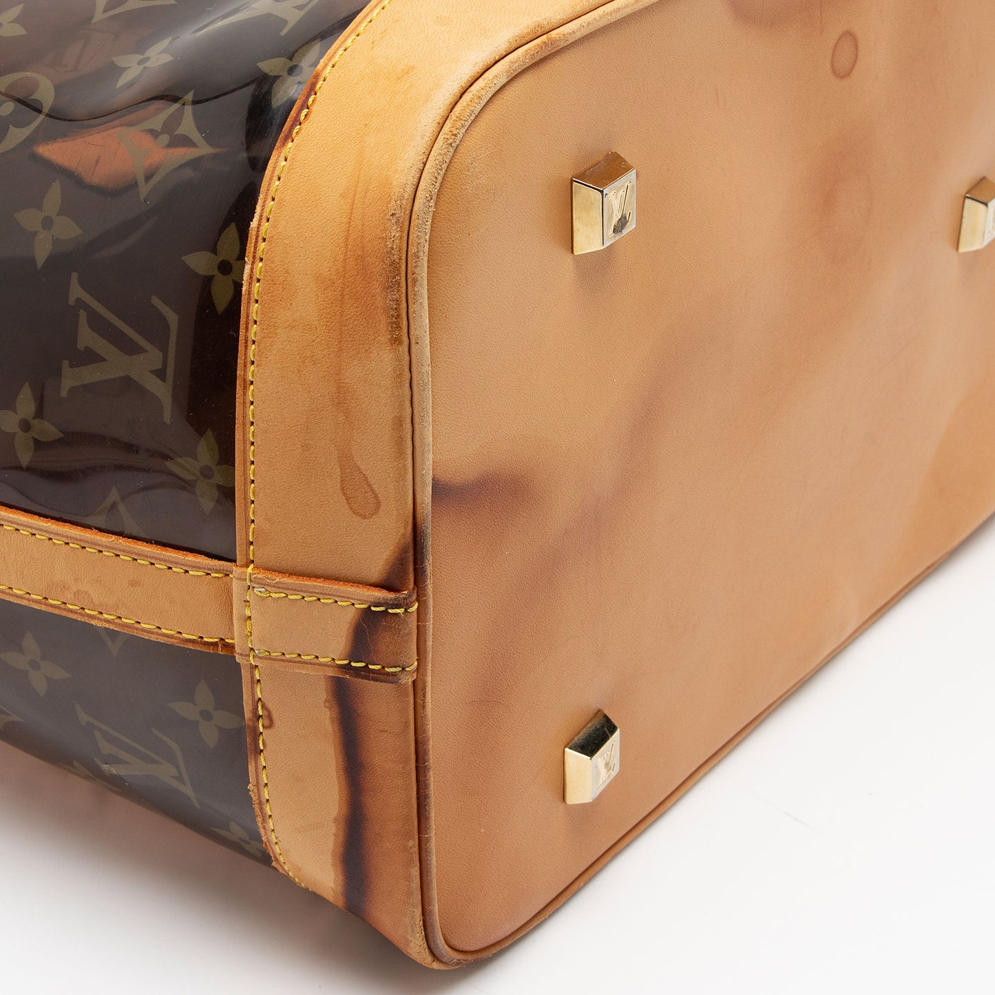 Louis Vuitton Vintage Limited Edition Monogram Vinyl Ambre Cruise Tote