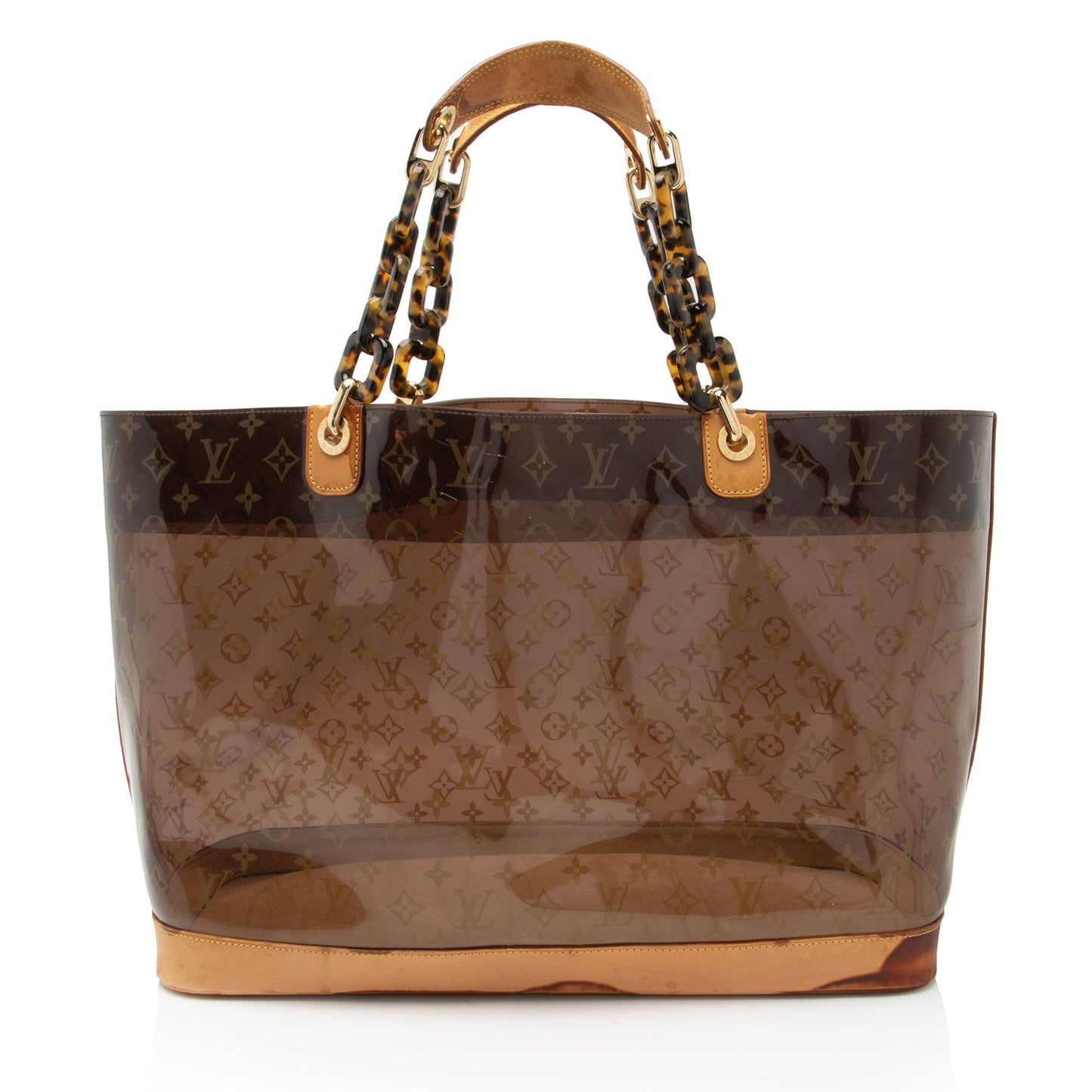 Louis Vuitton Vintage Limited Edition Monogram Vinyl Ambre Cruise Tote