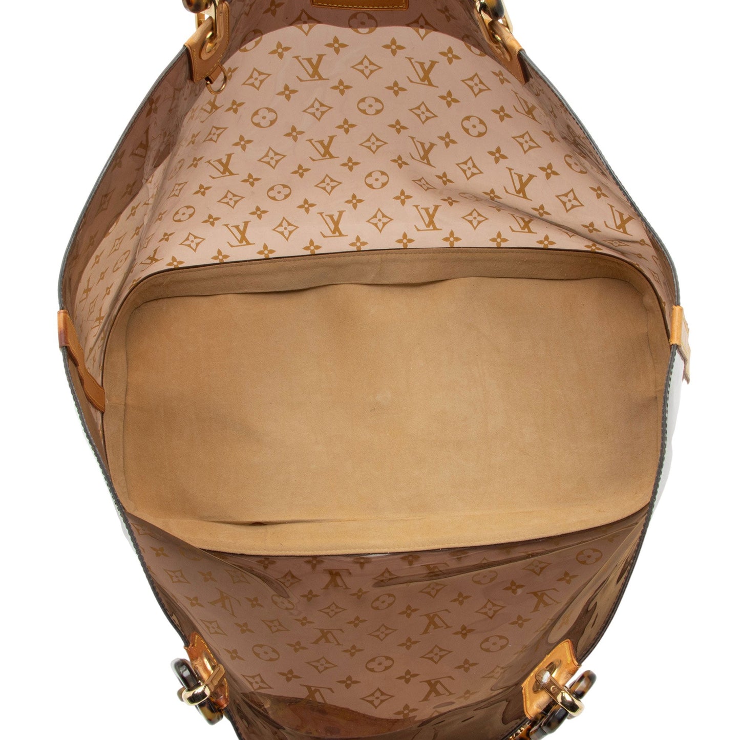 Louis Vuitton Vintage Limited Edition Monogram Vinyl Ambre Cruise Tote