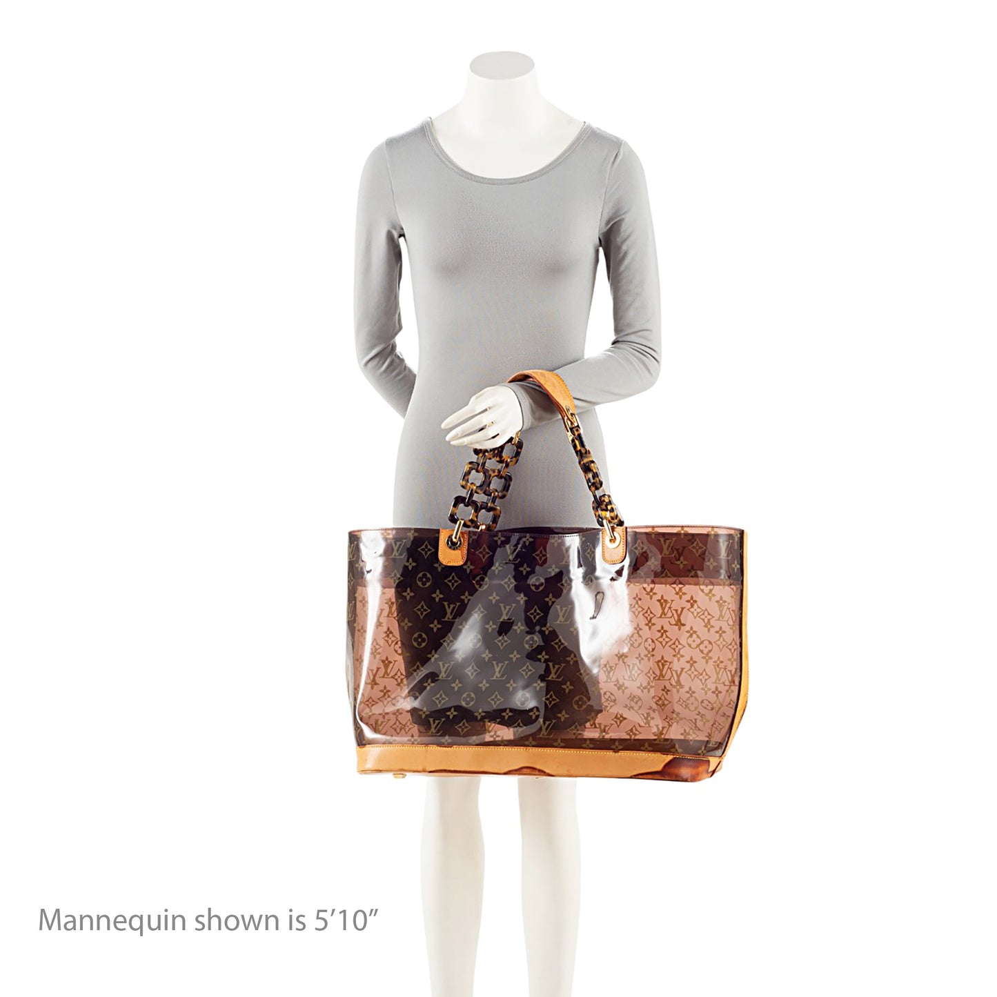 Louis Vuitton Vintage Limited Edition Monogram Vinyl Ambre Cruise Tote