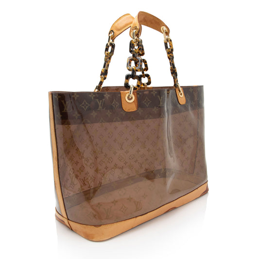 Louis Vuitton Vintage Limited Edition Monogram Vinyl Ambre Cruise Tote