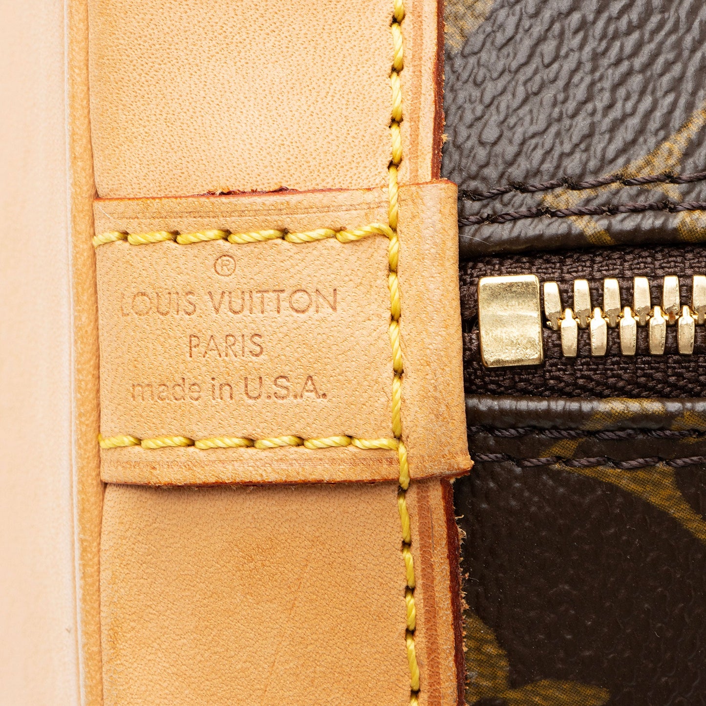 Louis Vuitton Vintage Monogram Canvas Alma PM Satchel