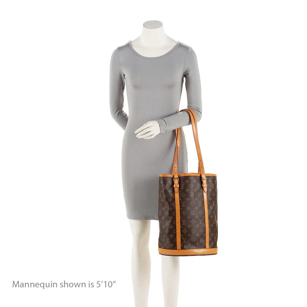 Louis Vuitton Vintage Monogram Canvas Bucket GM Tote (SHF-nQDvZ0)