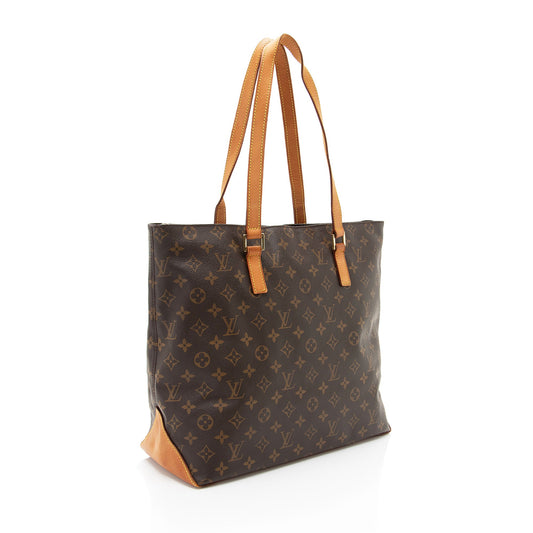 Louis Vuitton Vintage Monogram Canvas Cabas Mezzo Tote (SHF-UuGHLo)