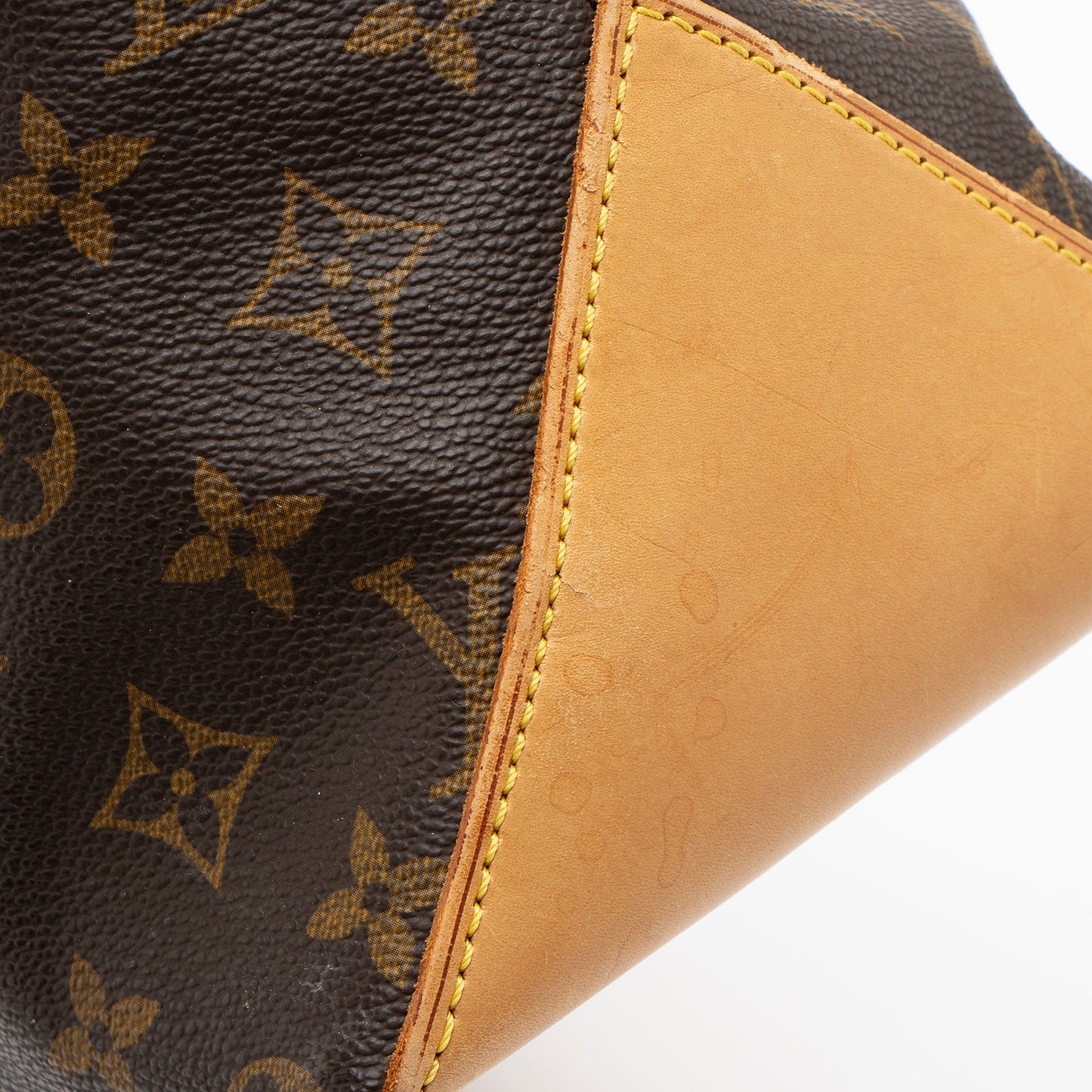 Louis Vuitton Vintage Monogram Canvas Cabas Mezzo Tote (SHF-eAxo1e)