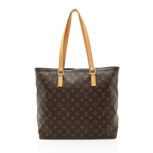 Louis Vuitton Vintage Monogram Canvas Cabas Mezzo Tote (SHF-eAxo1e)