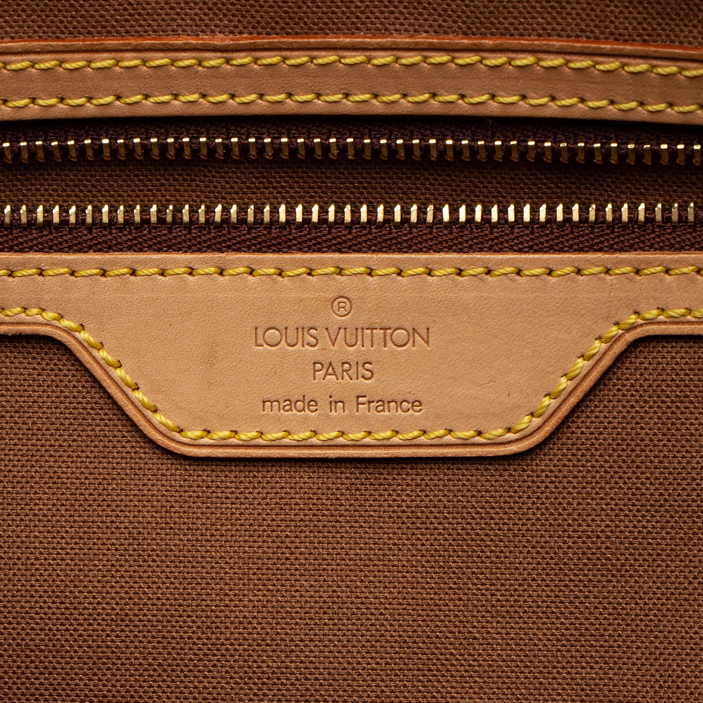Louis Vuitton Vintage Monogram Canvas Cabas Mezzo Tote (SHF-eAxo1e)