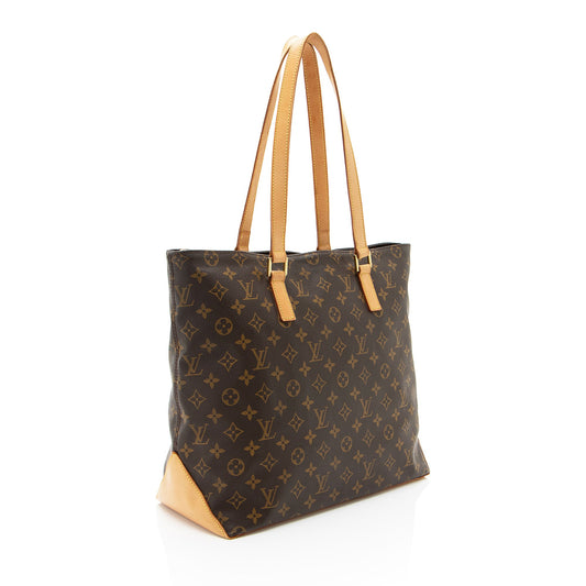 Louis Vuitton Vintage Monogram Canvas Cabas Mezzo Tote (SHF-eAxo1e)