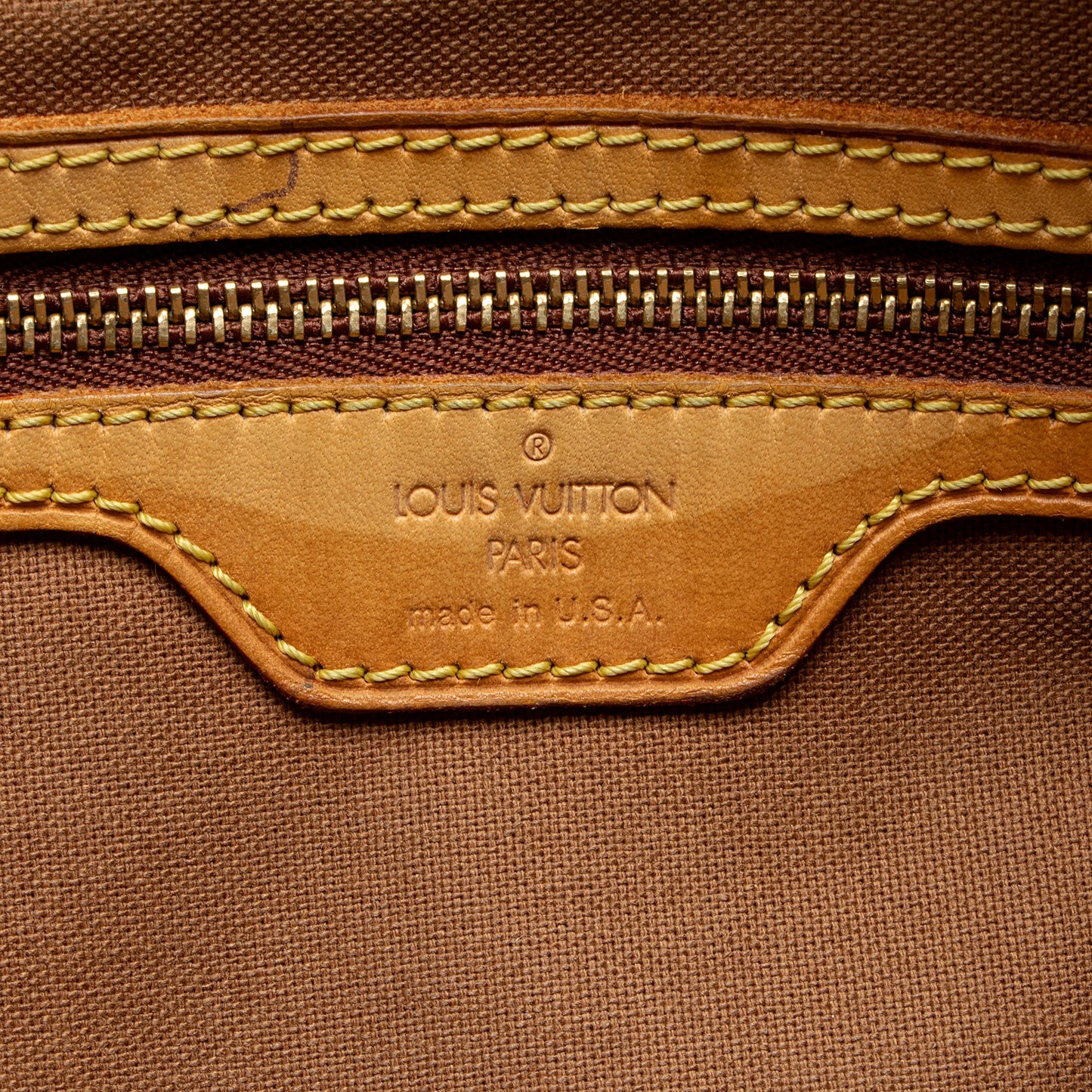 Louis Vuitton Vintage Monogram Canvas Cabas Piano Tote