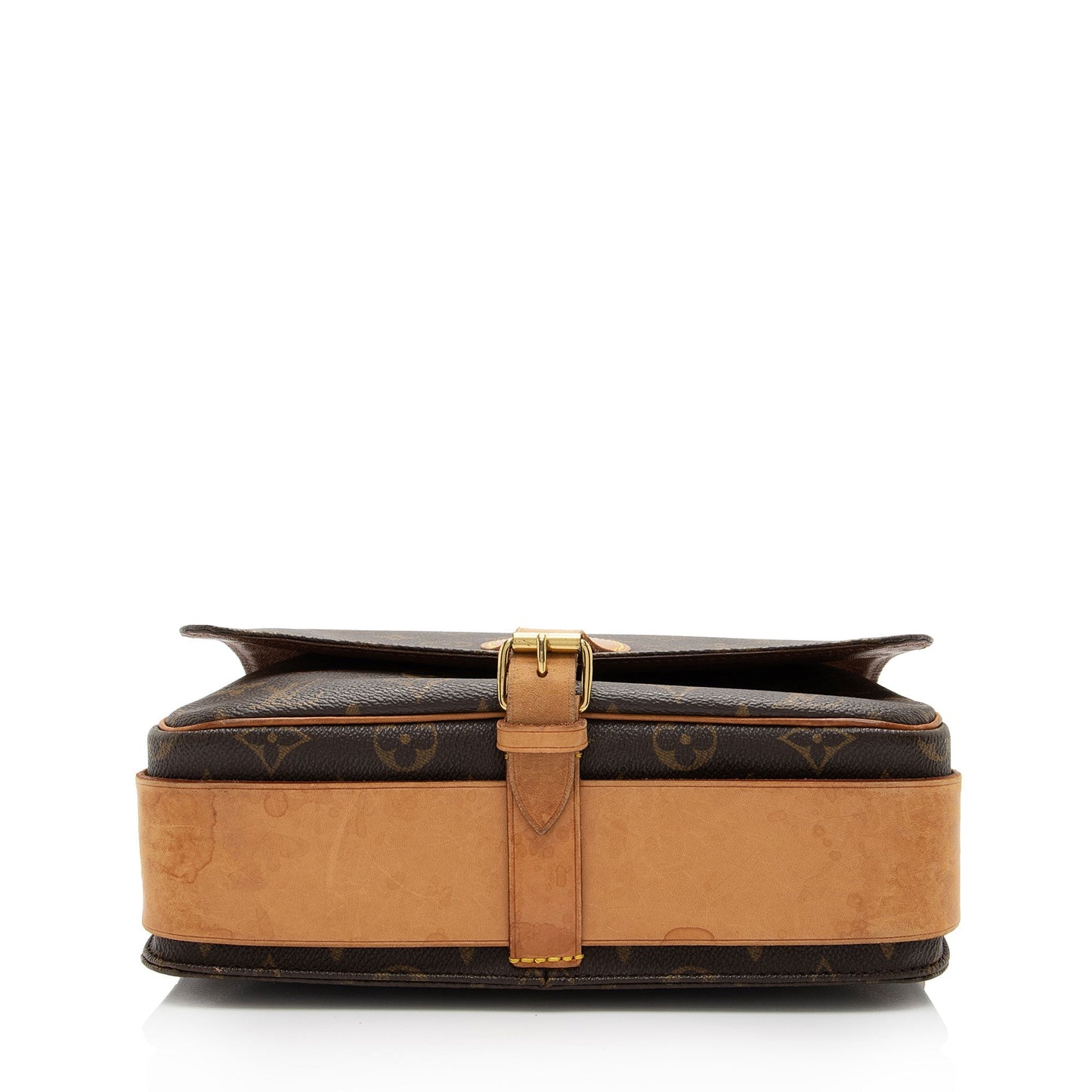 Louis Vuitton Vintage Monogram Canvas Cartouchiere GM Shoulder Bag (SHF-yJImEg)