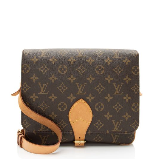 Louis Vuitton Vintage Monogram Canvas Cartouchiere GM Shoulder Bag