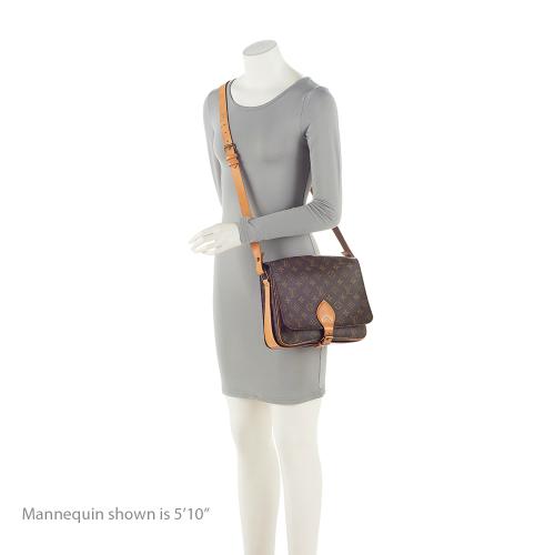 Louis Vuitton Vintage Monogram Canvas Cartouchiere GM Shoulder Bag