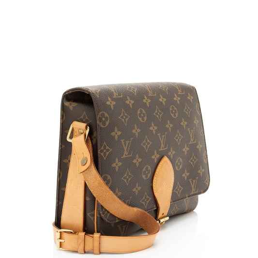 Louis Vuitton Vintage Monogram Canvas Cartouchiere GM Shoulder Bag