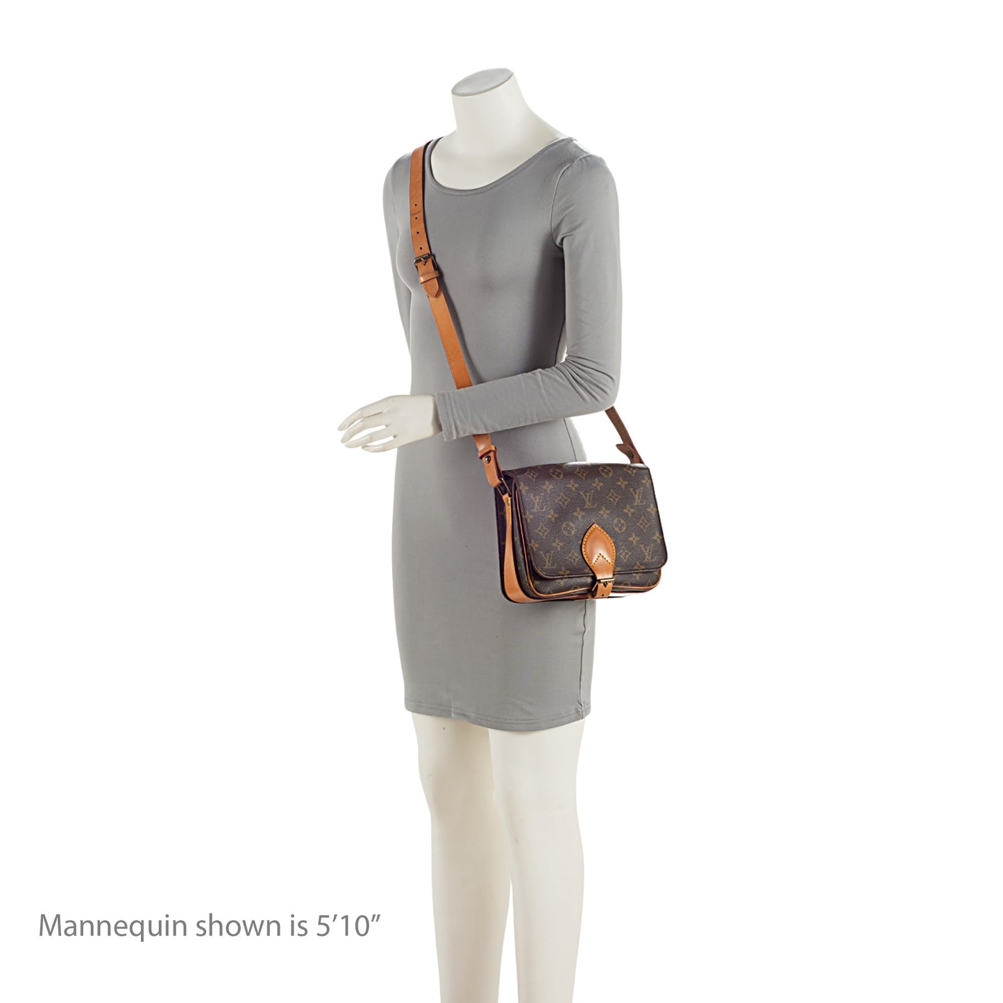 Louis Vuitton Vintage Monogram Canvas Cartouchiere MM Shoulder Bag (SHF-eoZXZQ)