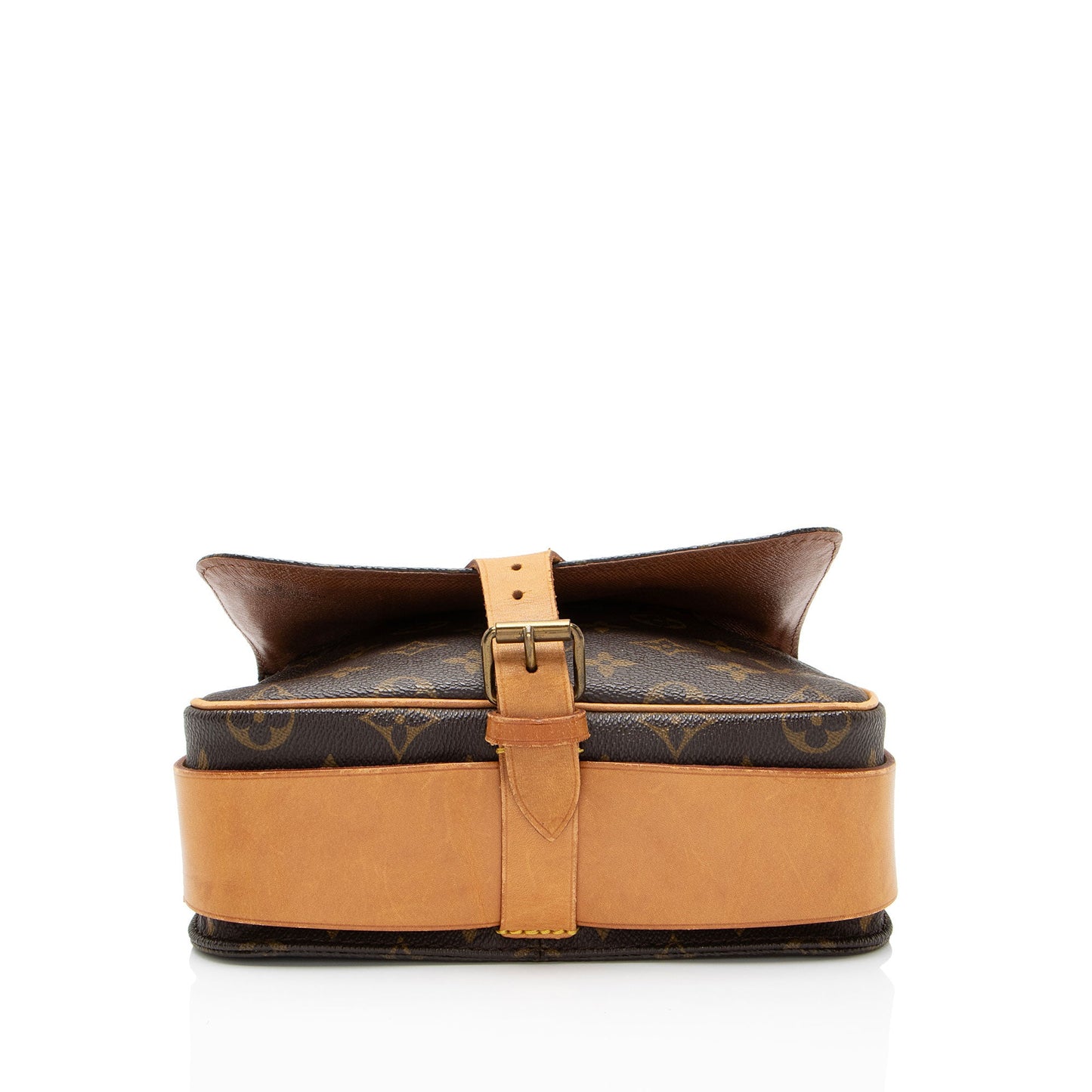 Louis Vuitton Vintage Monogram Canvas Cartouchiere MM Shoulder Bag
