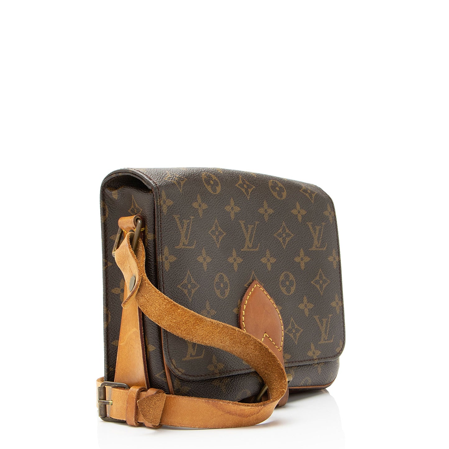 Louis Vuitton Vintage Monogram Canvas Cartouchiere MM Shoulder Bag