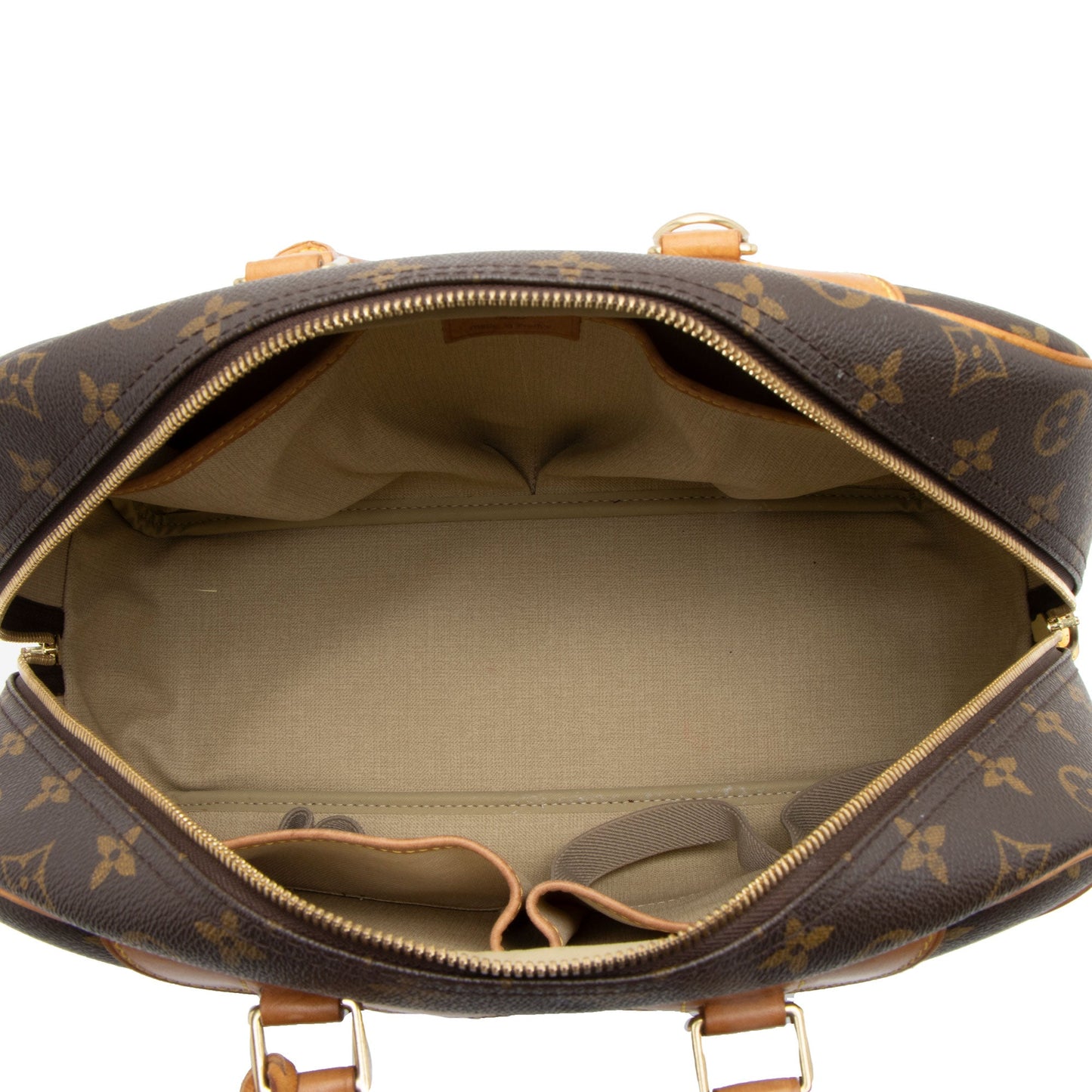 Louis Vuitton Vintage Monogram Canvas Deauville Satchel (SHF-YMAtwb)