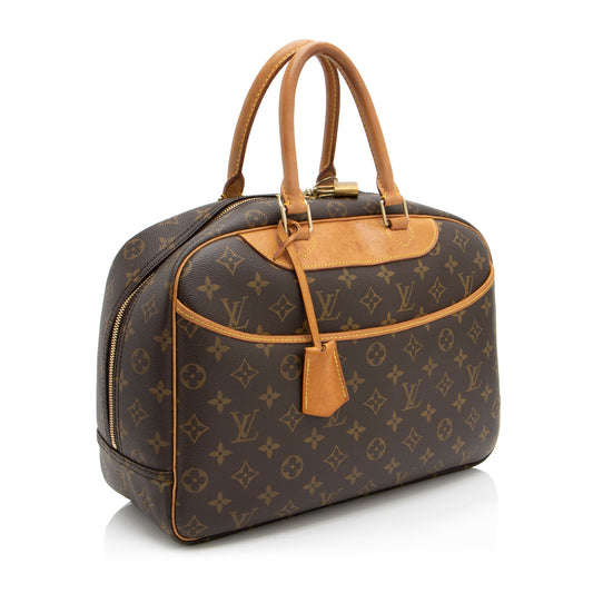 Louis Vuitton Vintage Monogram Canvas Deauville Satchel (SHF-YMAtwb)
