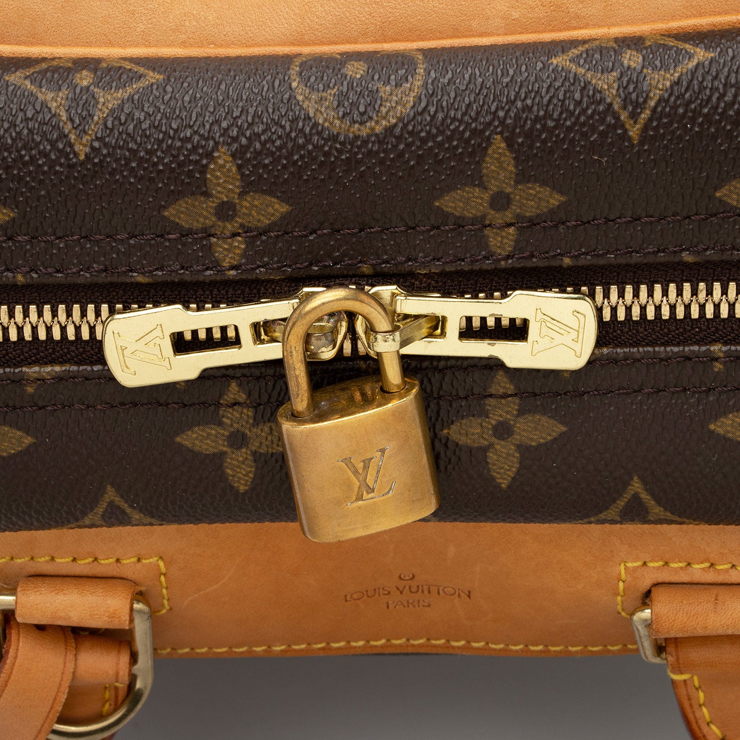 Louis Vuitton Vintage Monogram Canvas Deauville Satchel