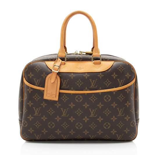 Louis Vuitton Vintage Monogram Canvas Deauville Satchel