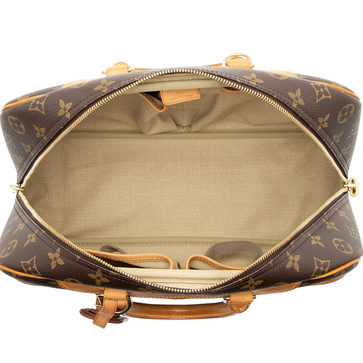 Louis Vuitton Vintage Monogram Canvas Deauville Satchel