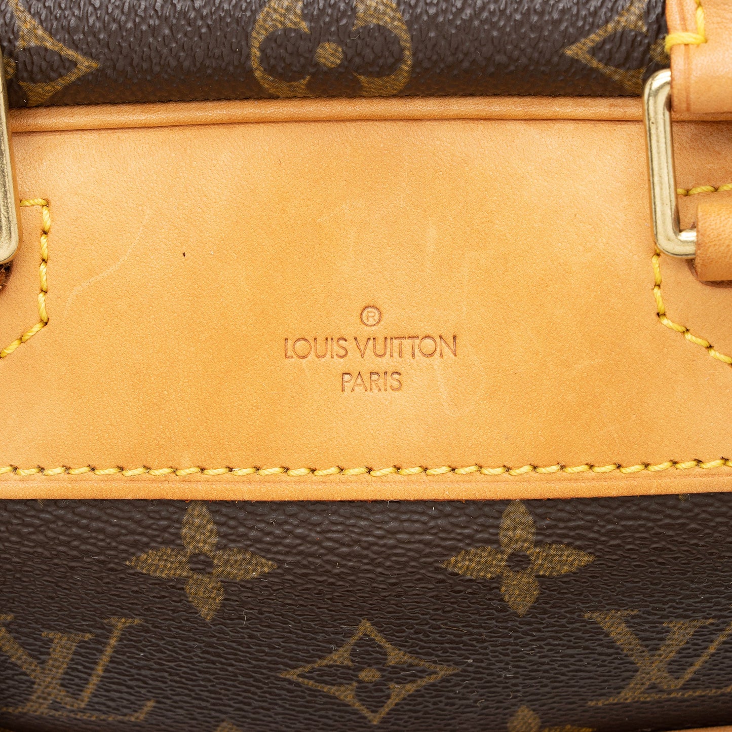 Louis Vuitton Vintage Monogram Canvas Deauville Satchel