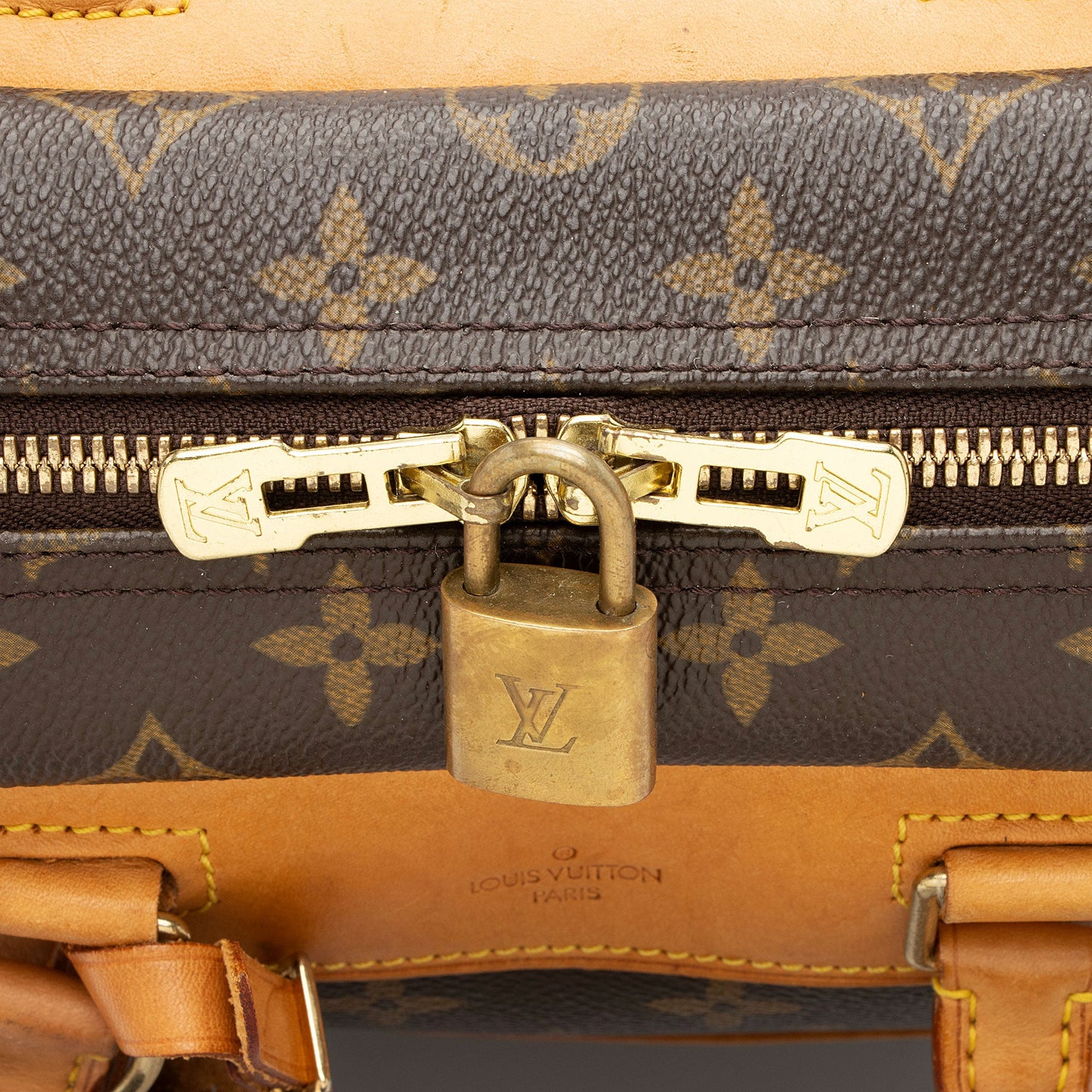 Louis Vuitton Vintage Monogram Canvas Deauville Satchel