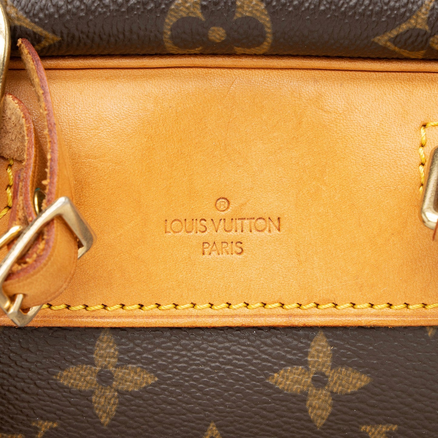 Louis Vuitton Vintage Monogram Canvas Deauville Satchel