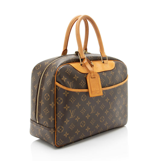 Louis Vuitton Vintage Monogram Canvas Deauville Satchel