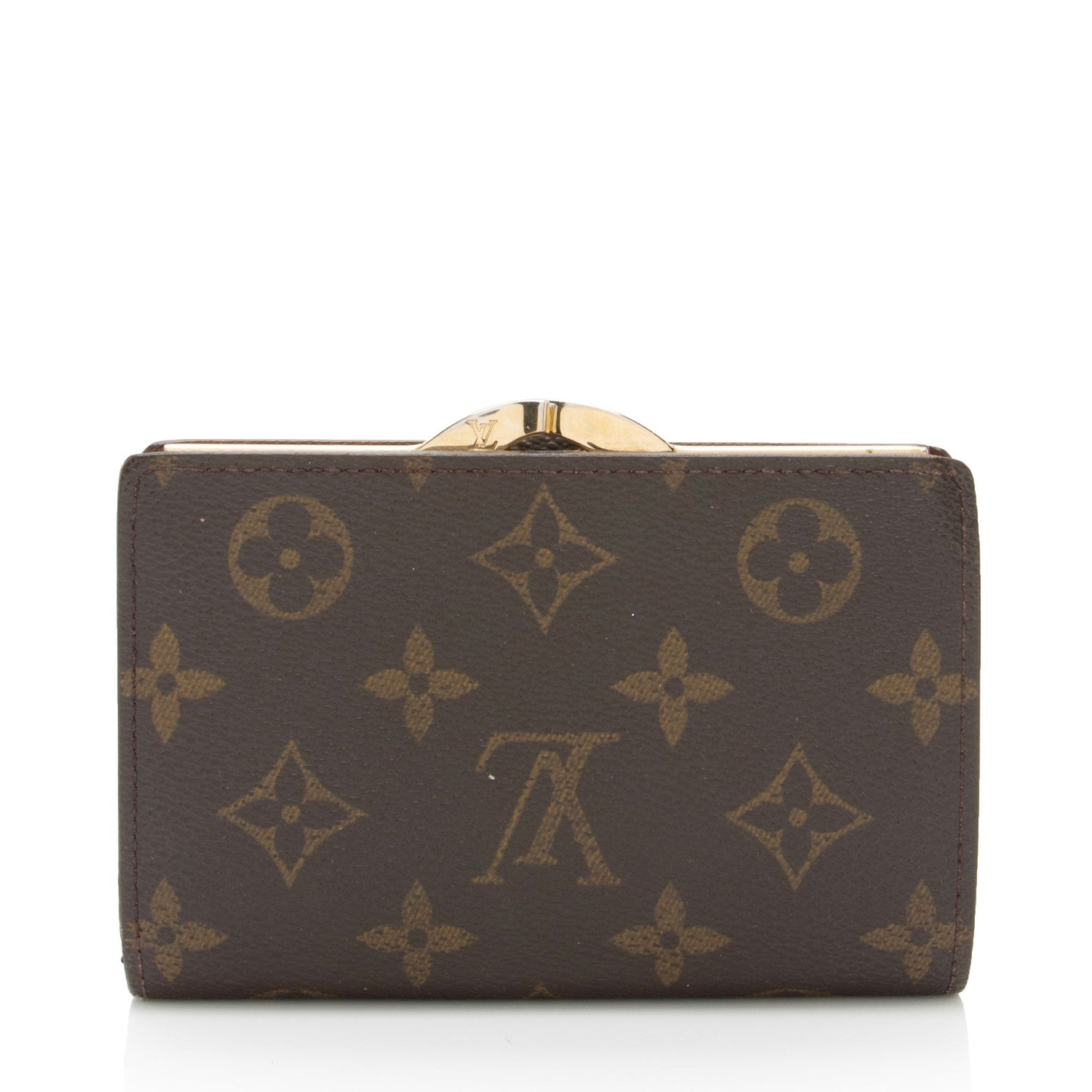 Louis Vuitton Vintage Monogram Canvas French Purse Wallet (SHF-k4pHWw)
