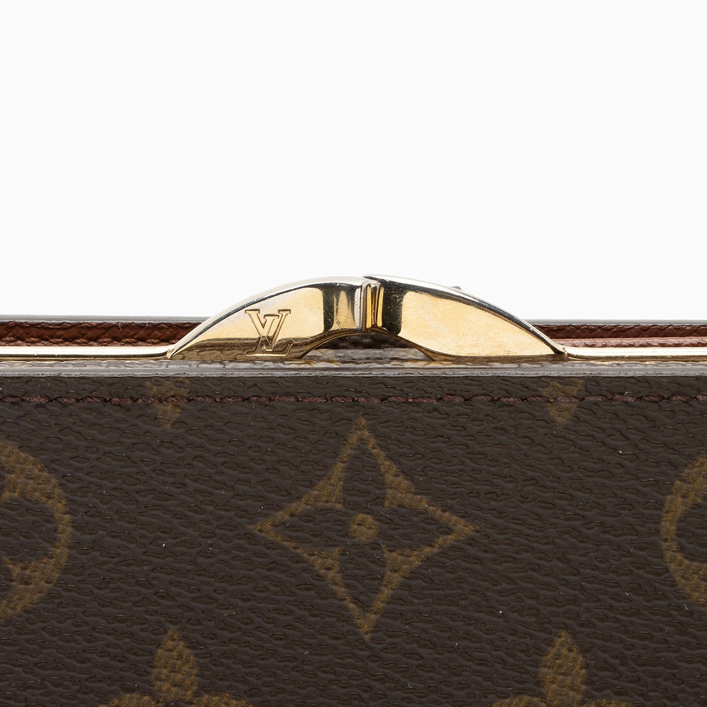 Louis Vuitton Vintage Monogram Canvas French Purse Wallet (SHF-k4pHWw)